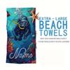 1pc  Personalized Scuba Diving Extra Large Beach Towel, Soft Quick Dry Towel for Beach Pool Swim Vacation