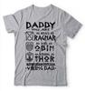 Men's Viking Dad T-Shirt Ragnar Thor Odin Norse Mythology Tee Retro Streetwear High-quality Crew-neck Short-sleeved Men's Tshirt