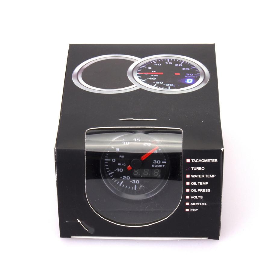 2Inch LED Display Digital & Pointer Set Car Turbo Boost Meter PSI Pressure Gauge