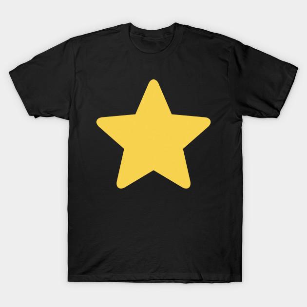 

Men Black Print T-shirt Steven Universe Star - Future No-Cut Transfer Paper Print Cotton Tshirt 3XL чорний
