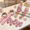 Circular Cat Eye Magnet Ring With Handle Nail Tools Hollow Cat Eye Effect Strong Magnetic Ring For Gel Nail Polish Diy