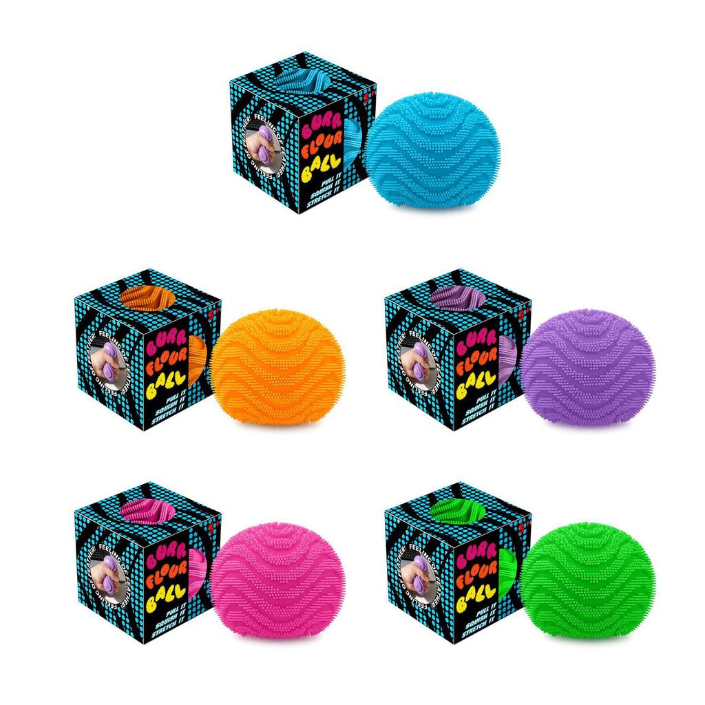 Hot Burr Flour Ball Soft Fluffy Squeeze Toys Anti-Anxiety Squishy Ball Portable Office Relaxing Gift