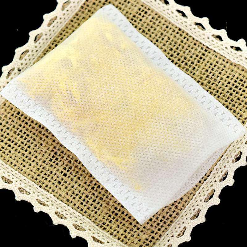 Full-size Heat-seal Flat Bottom Non-woven Food-grade Disposable Tea Bag with Dregs-filtering for Chinese Medicine Packaging