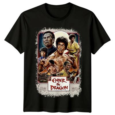 Enter the Dragon (1973) Movie Poster Inspired Unisex T-Shirt Retro Tee