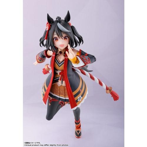 TAMASHII NATIONS S.H.Figuarts Uma Musume Pretty Derby Kitasan Black, Approximately 140mm, PVC & ABS Painted Action Figure