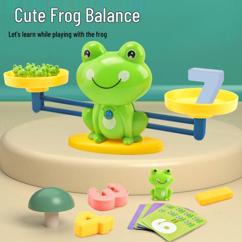 Digital Frog Balance Puzzle: Early Education Toy for Child's Cognitive and Logical Development