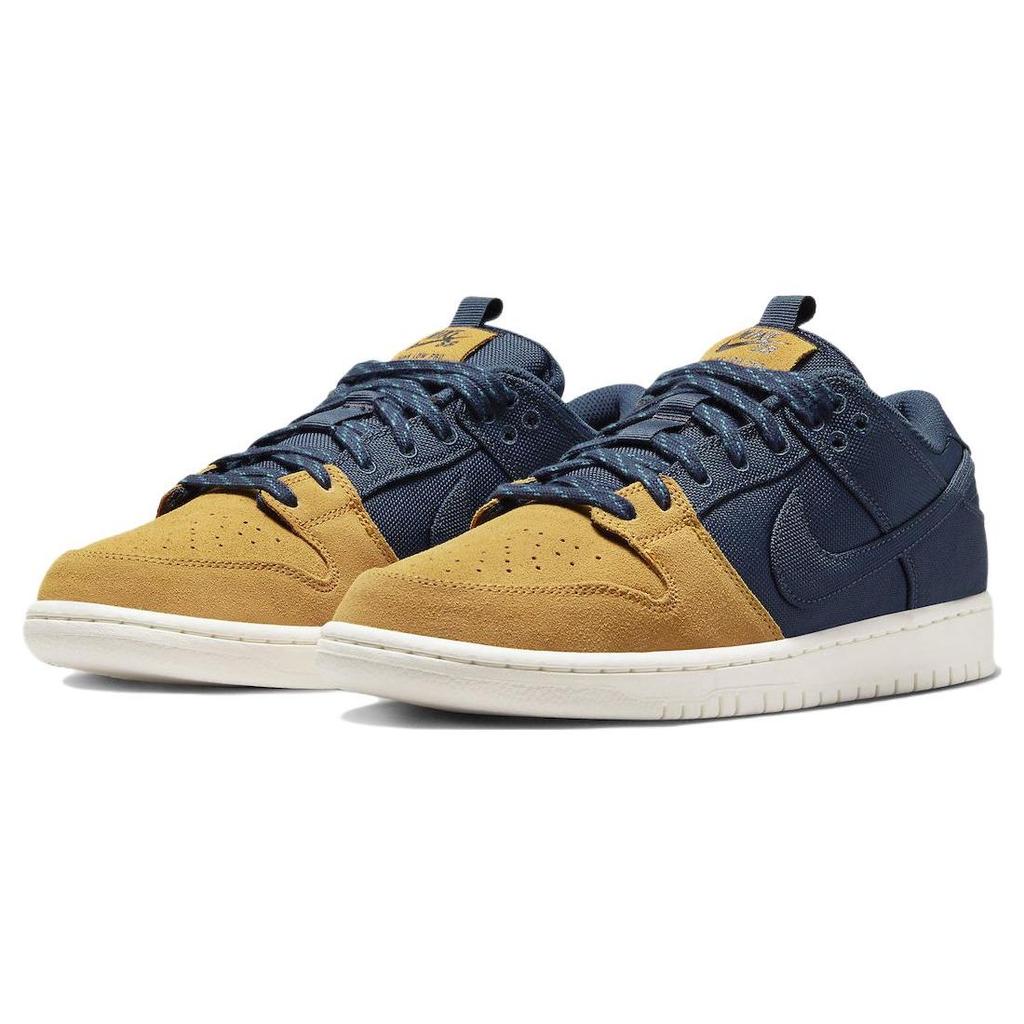 Nike Dunk Low SB Navy Desert Ochre Unisex Sneakers Blue Midnight-Navy Sail DX6775-400