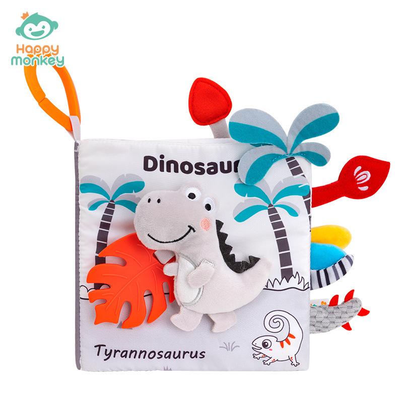 

Всплывающая Книга Счастливая Обезьянка Собака Олень Динозавр Прочная Детская Зубная Адгезивная Игрушка Dinosaur