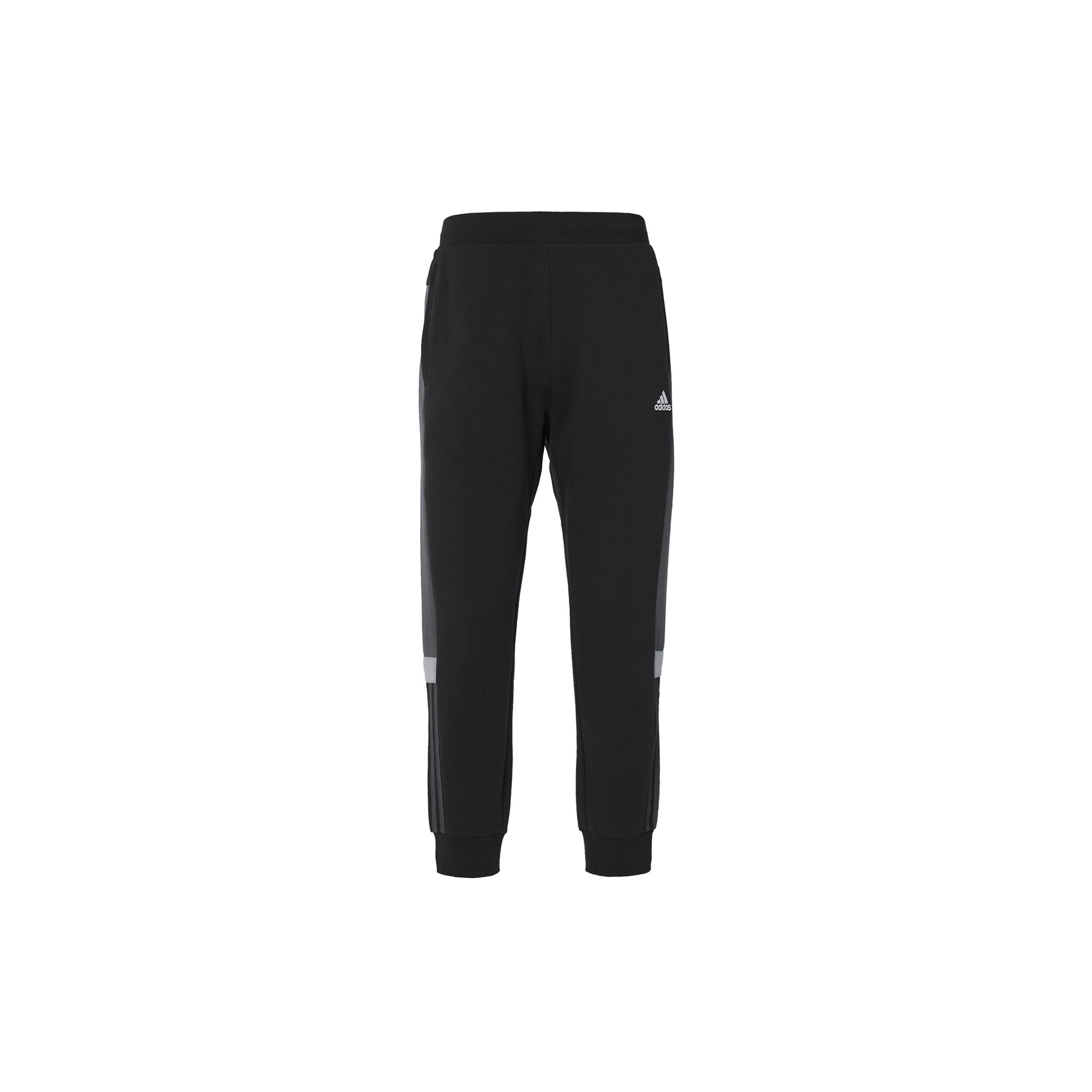 Men s adidas Side Stripe Contrasting Colors Bundle Feet Sports Pants/Trousers/Joggers Black HG6760 XS