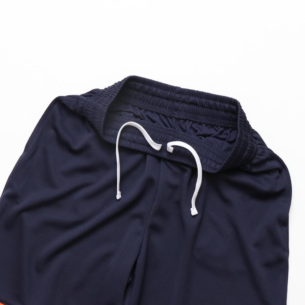 Champion Basketball Navy Kids' Shorts, Quick-Drying, Stretch, Antibacterial, Deodorizing, One-Point Logo, Shorts, CK-AB525,