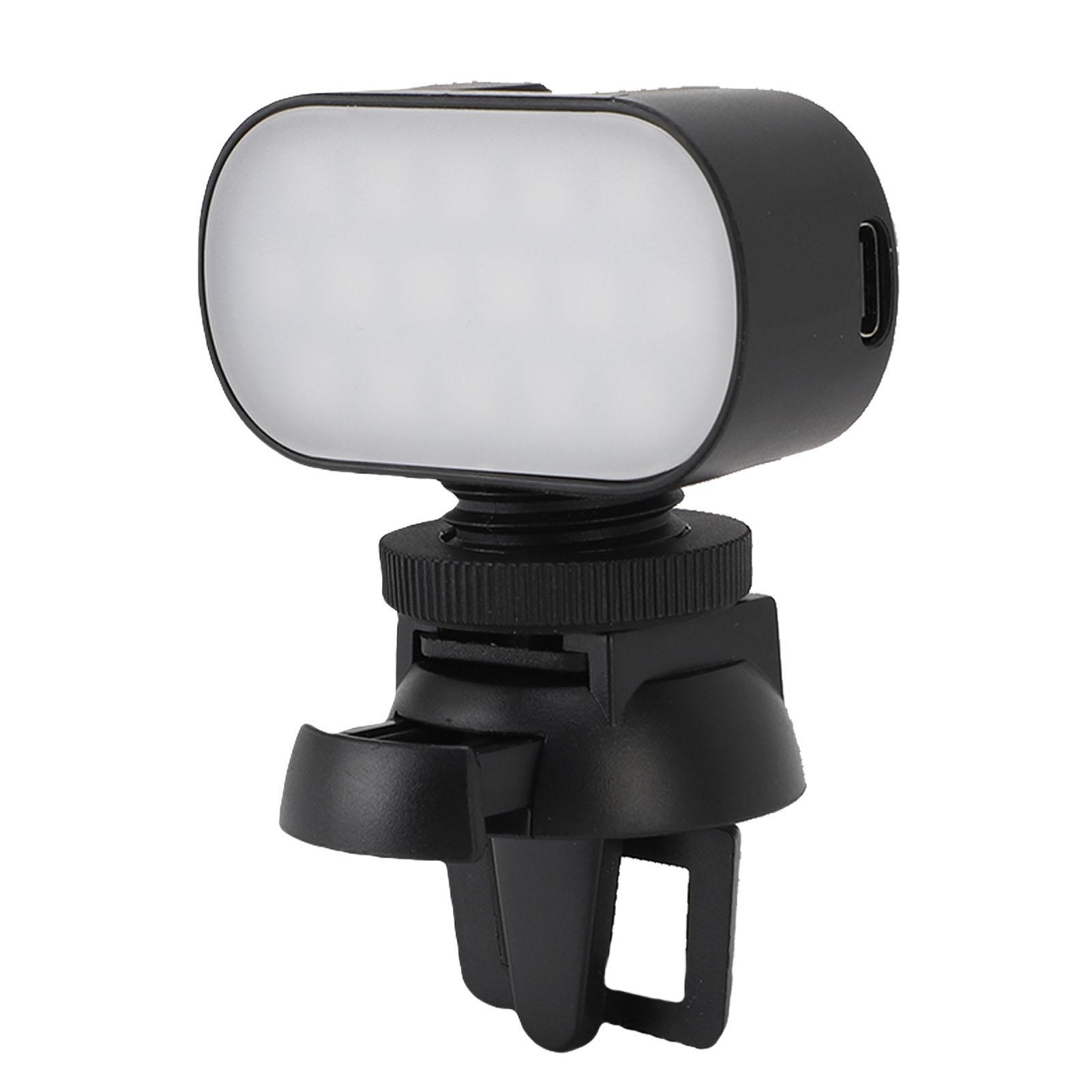 

LED Selfie Light Portable RGB Rechargeable Clip Fill Light with Adjustable Brightness for