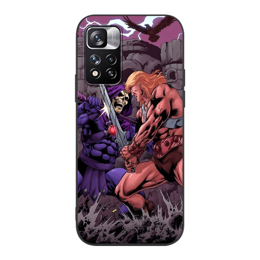 Anime Masters of the Universe Revolution Case for Xiaomi Redmi Note 8 10 10S 11 9 11S 7 12 Pro Plus 12S 9S 8T 11E Pro Soft Cover