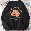Cat Bread Maker Funny Cartoons Hoodies Women Autumn Fashion Sweatshirt Harajuku Hoody Loose Comfortable Clothing Hoodies & Sweatshirts Women’s