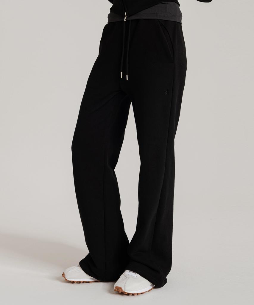SSIN AND LEE (W) Easy Form Regular Fit Sweatpants Black