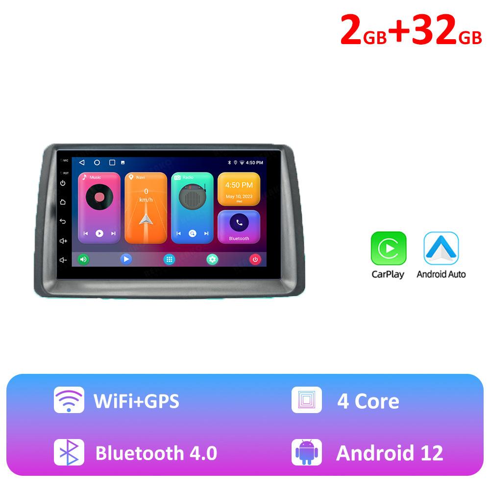 

Автомобильный радиоприемник REAKOSOUND Android стерео для Fiat Panda 2003-2012 мультимедийный плеер навигация GPS беспроводной CarPlay Auto BT RDS 2+32CP