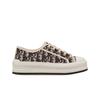(w) Walk'n'dior Platform Sneakers Deep Blue Dior Oblique