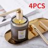 DIY stearinlyspleiesett 4-1 sett luksus ornament Moderne aromaterapiutstyr Rustfritt stål stearinlys Wick Snuffer stearinlys Tilbehør