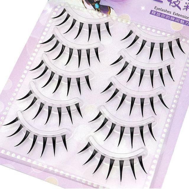 Mogugu - Spiky Multipack False Eyelashes 202 - Black