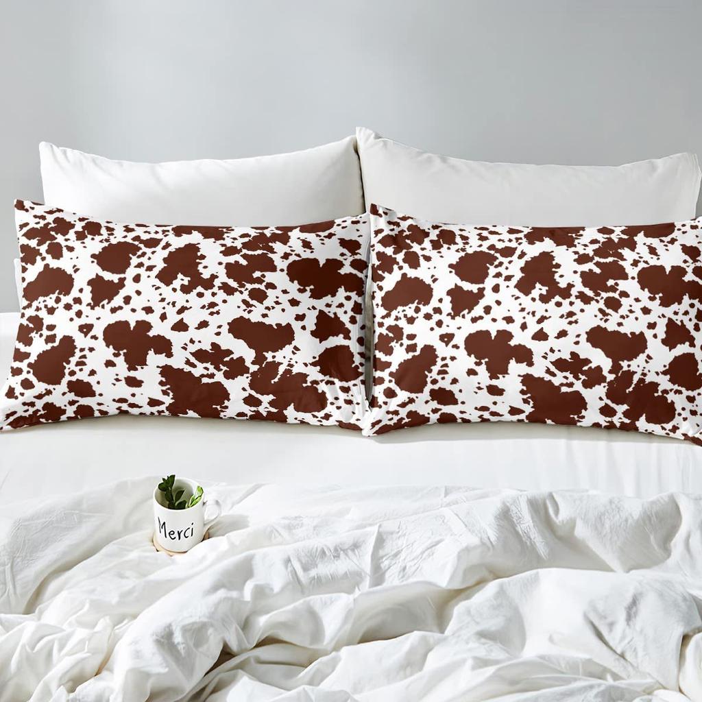Spotted Pattern Down Comforter Set Bedding Set 3-piece Duvet Cover Set