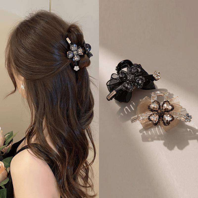 CHIMERA Four-Leaf Clover Hair Claw Clip Set 2-piece set
