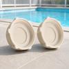 P01006 Pool Drain Valves Cover for Direct Replacement, Molded Plastic Construction for Home Pools and Swimming Facilities