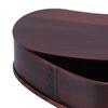 Portable Lunch Box Set Japanese Wooden Food Storage Container for Home Picnic 17x9cm
