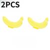 3 Stück tragbare Bananenaufbewahrungsbox für Outdoor-Reisen, süße Bananenbox, Schutzhülle, Reise, Schüler, Mittagessen, Obstaufbewahrungsbox, Halter