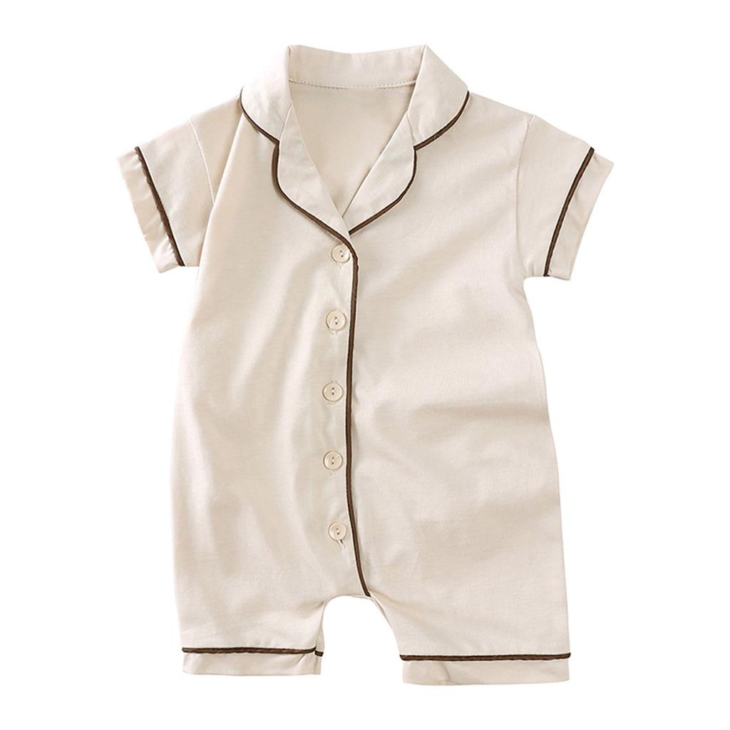 Newborn Summer Romper - Short Sleeve Baby Onesie