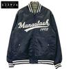 MANASTASH Navy X Khaki Reversible Nylon Stadium Jacket Jacket M navy/khakiUsed