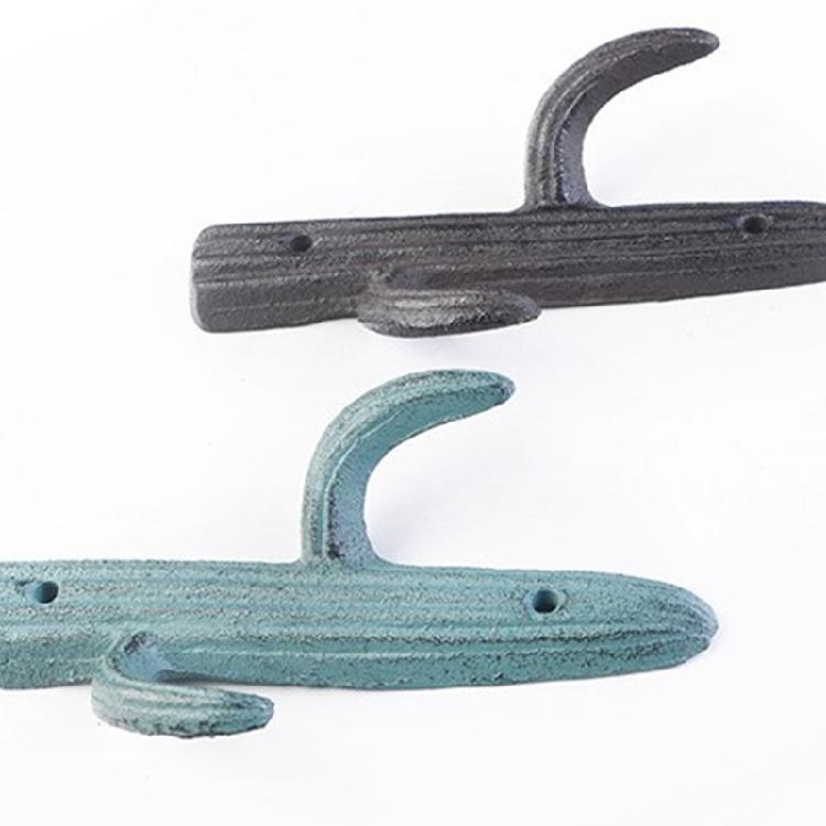 Decorative Cactus Shape Iron Hook Easy Install Clothes Storage Rack Backpacks Key Bag Hanging Solution Home Decoration