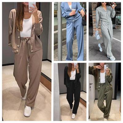 2024 Autumn Casual Comfort Jacket Cardigan & Sweatpants Set