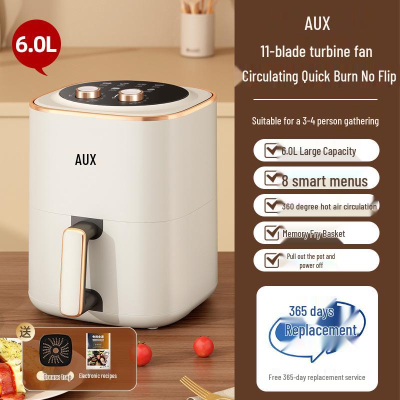 AUX 2024 Smart Visuell Multifunktionaler Ölfreier Heißluftfritteusenofen