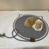 Cotton Rope Woven Cat Scratching Mat and Toy Ball Combo Cat Sleeping Pad Scratch-Resistant Wear-Resistant Washable Pet Mat
