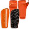 Football Shin Guards With Compression Socks Set Adults Teens Soccer Protection Gear