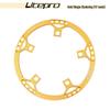 Litepro Folding Bike Crankset with Round Chainrings: 45T, 47T, 53T, 56T, 58T - Square Hole Design