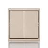 Interruptor de Parede para Luz Cor Branco Preto Dourado Cinza Design Novo Botão Grande 2 Teclas 1 Via 2 Vias Estilo UE 250V~ 16A