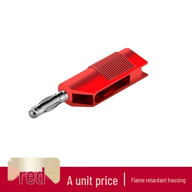 

Universal 4MM Banana Plug Socket Connector with Screw-in Fixing красный