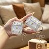 Epoxy girl bow for apple AirPods 1 earphone case wave piece AirPods pro1 protective case