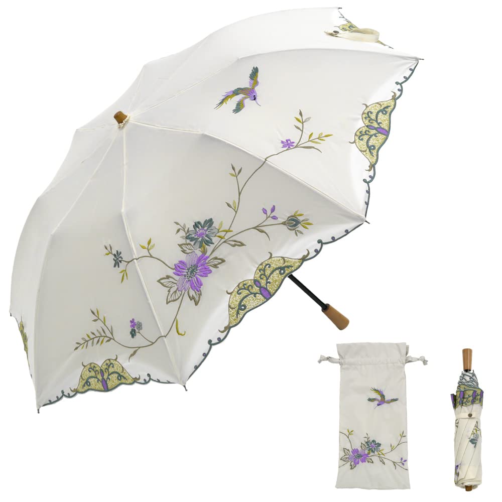 Chinoiserie Modern Sun and Short Heat Grade 1 Light Heat Cooling and White Parasol, Rain, Folding, Dissipation, Frog-Shaped, Blocking, Insulation,