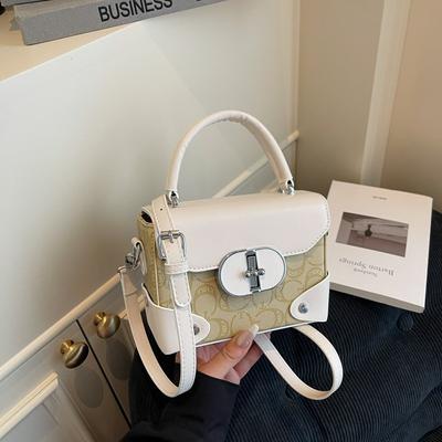 New Handbag Bag Women's Bag Fashionable High-end Design Trend Versatile Small Square Bag Single Shoulder Oblique Span Bag