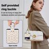 Leopard Print Ring Phone Case For Samsung Galaxy Z Flip 7 6 Flip 5 Flip 4 3 Rhombic Leather Cover Coque