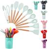 Manufacturers Customizable Kitchen Utensil Sets Durable and Sturdy Utensil Set Silicone Kitchen Set