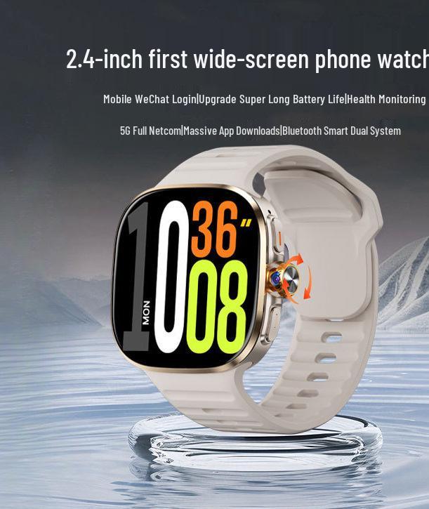 

Умные часы 2025 года с широким экраном и длительным временем работы от батареи, совместимые с SIM-картой, дизайн унисекс