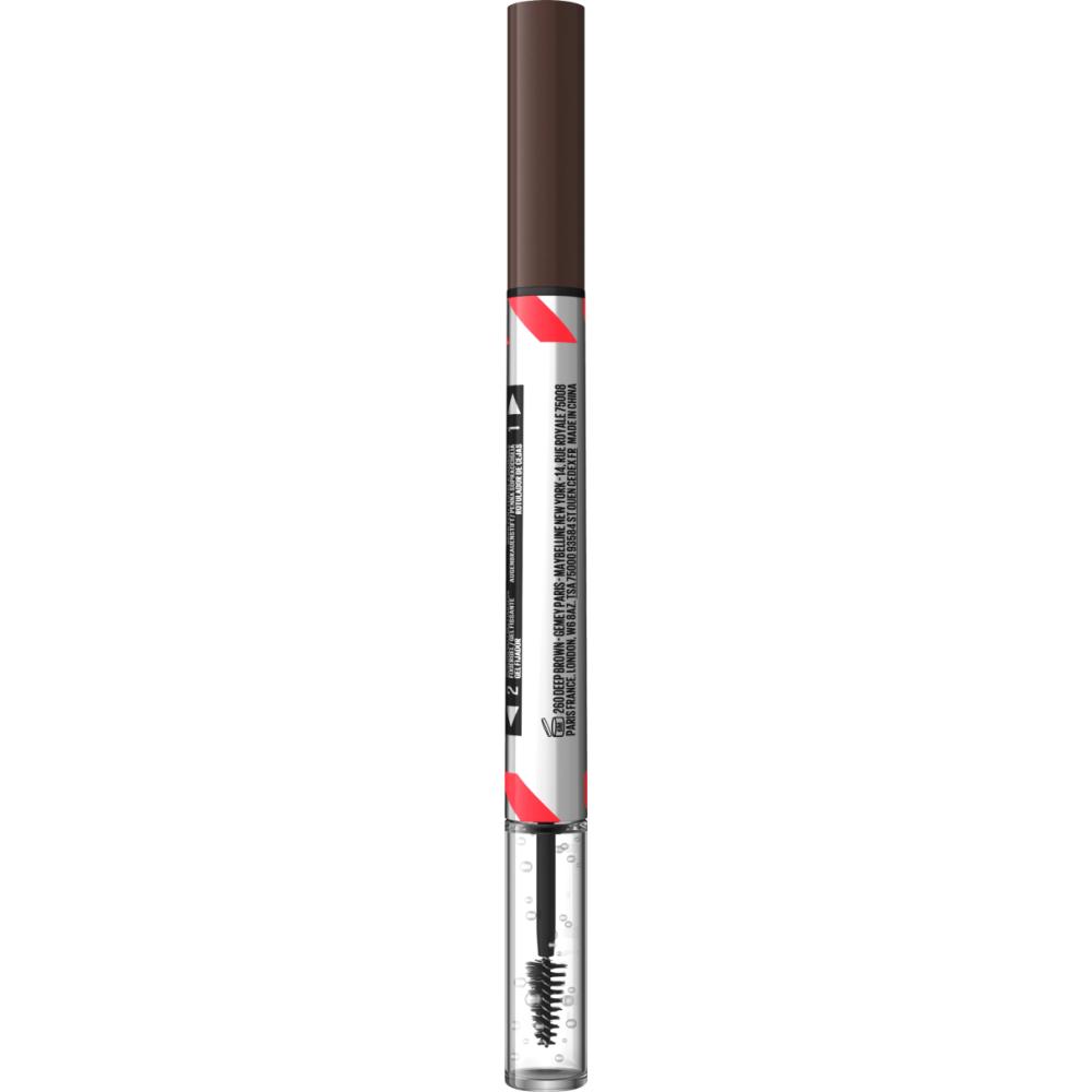 Maybelline Eyebrow Pencil Build-A-Brow 260 Deep Brown 1ea