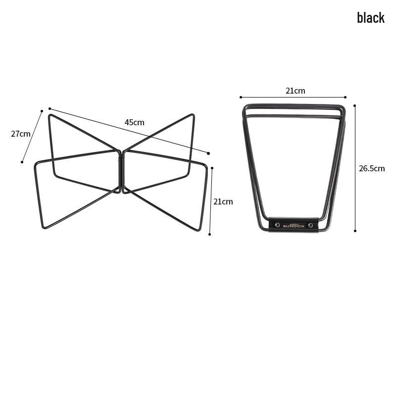 OEING Outdoor Camping Storage Box Folding Stand
