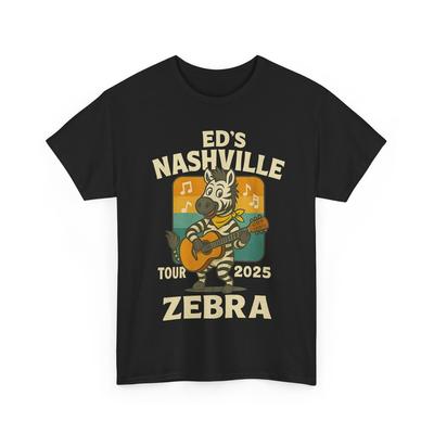 Ed‘s Nashville Tour 2025 Zebra Śmieszna Koszulka
