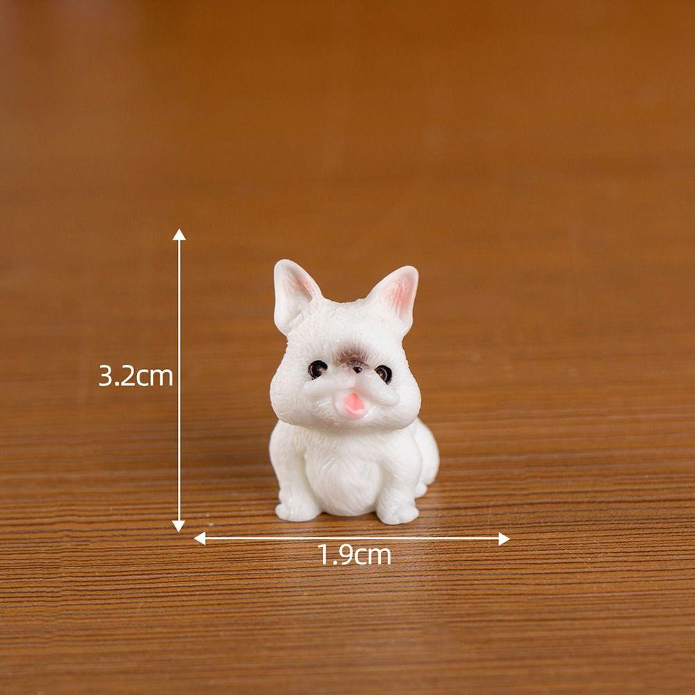 Garden Ornament Puppy Figurine Miniature Micro Landscaping Cute Dog Sculpture  Home Decor