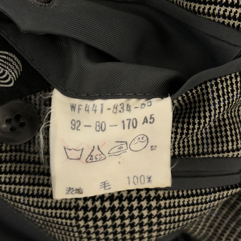 Burberrys Veste tailleur en laine à motif Prince de Galles années 90 Beige x noir Homme Vieux Occasion