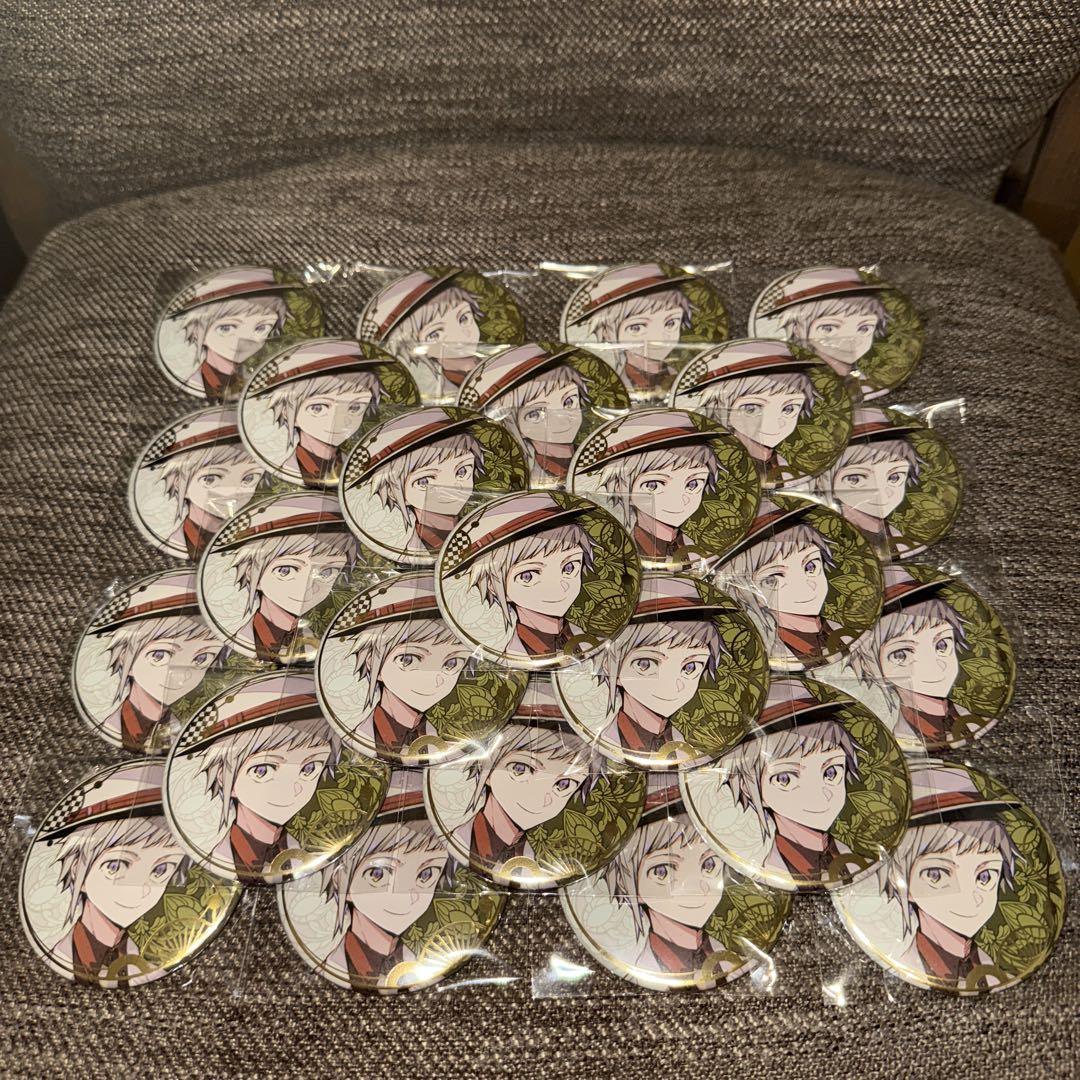 

[USED] Bungo Stray Dogs Harukawa 35 Art Collection Gamers Foil-stamped Can Badges Nakajima Atsushi 30 pieces