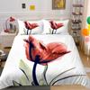 Bettbezug-Set, bunte Blumen, Kissenbezug, Bettbezug-Set, Bettdeckenbezug-Set